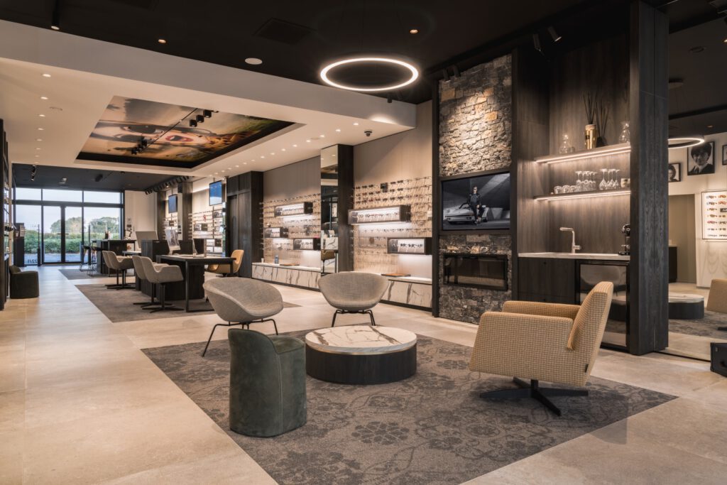 Optique design magasin nandrin agencement optic optiek interieurontwerp inrichting wsb interieurbouw